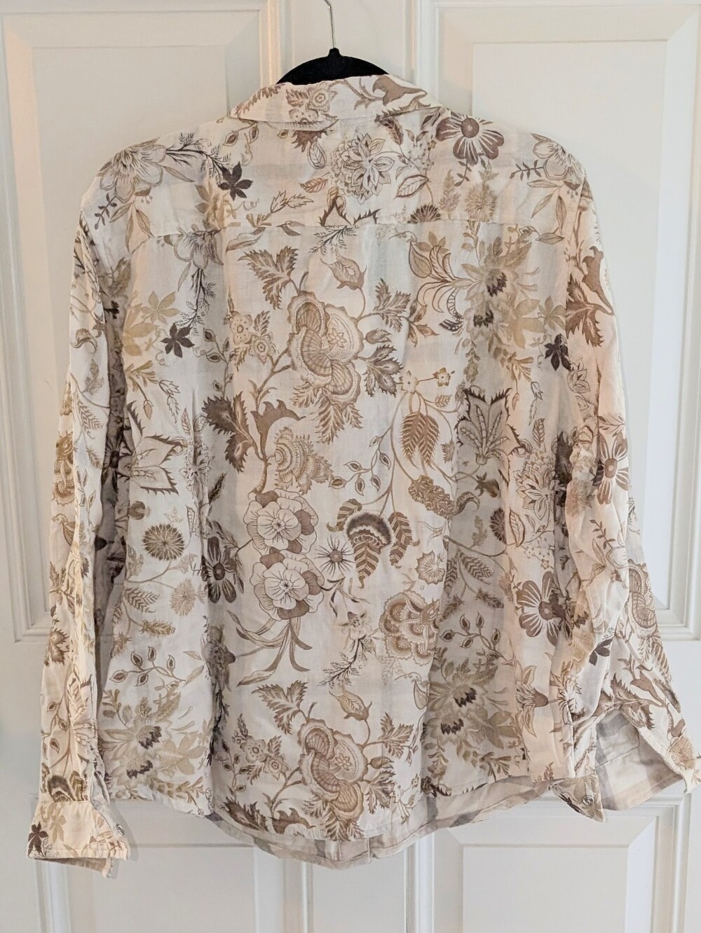 Lucky & Coco Simone Gauze Button Down Shirt - XL - Picture 2 of 6